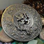 Royal Lion and Thistle Plaid Brooch