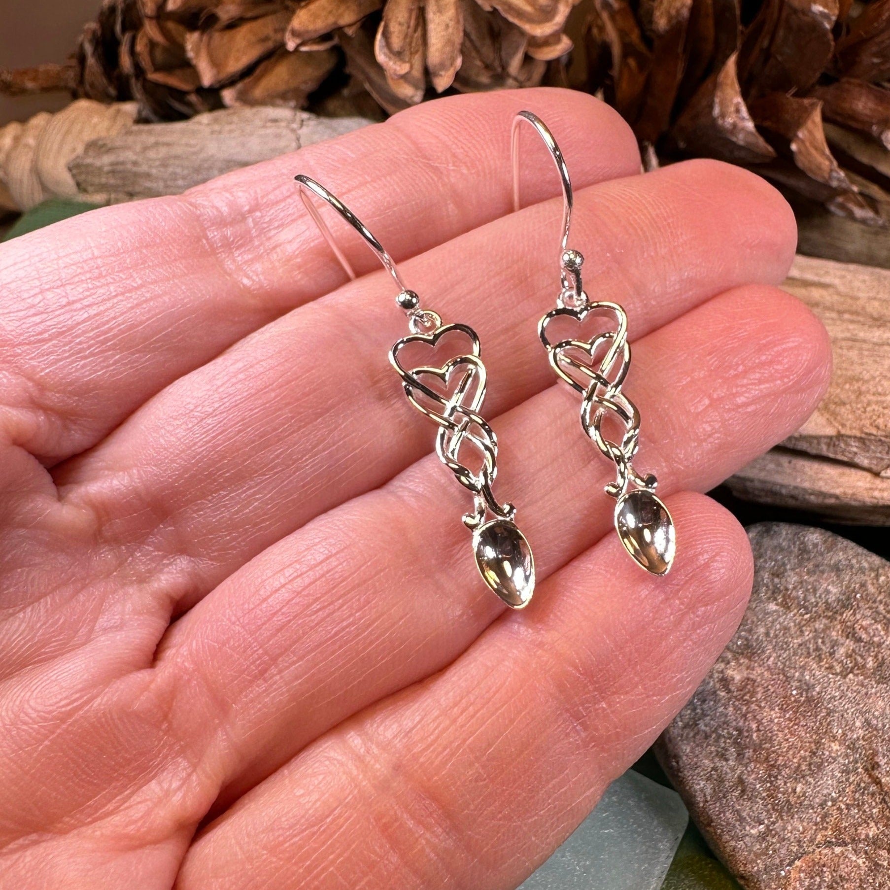 Welsh Love Spoon Earrings
