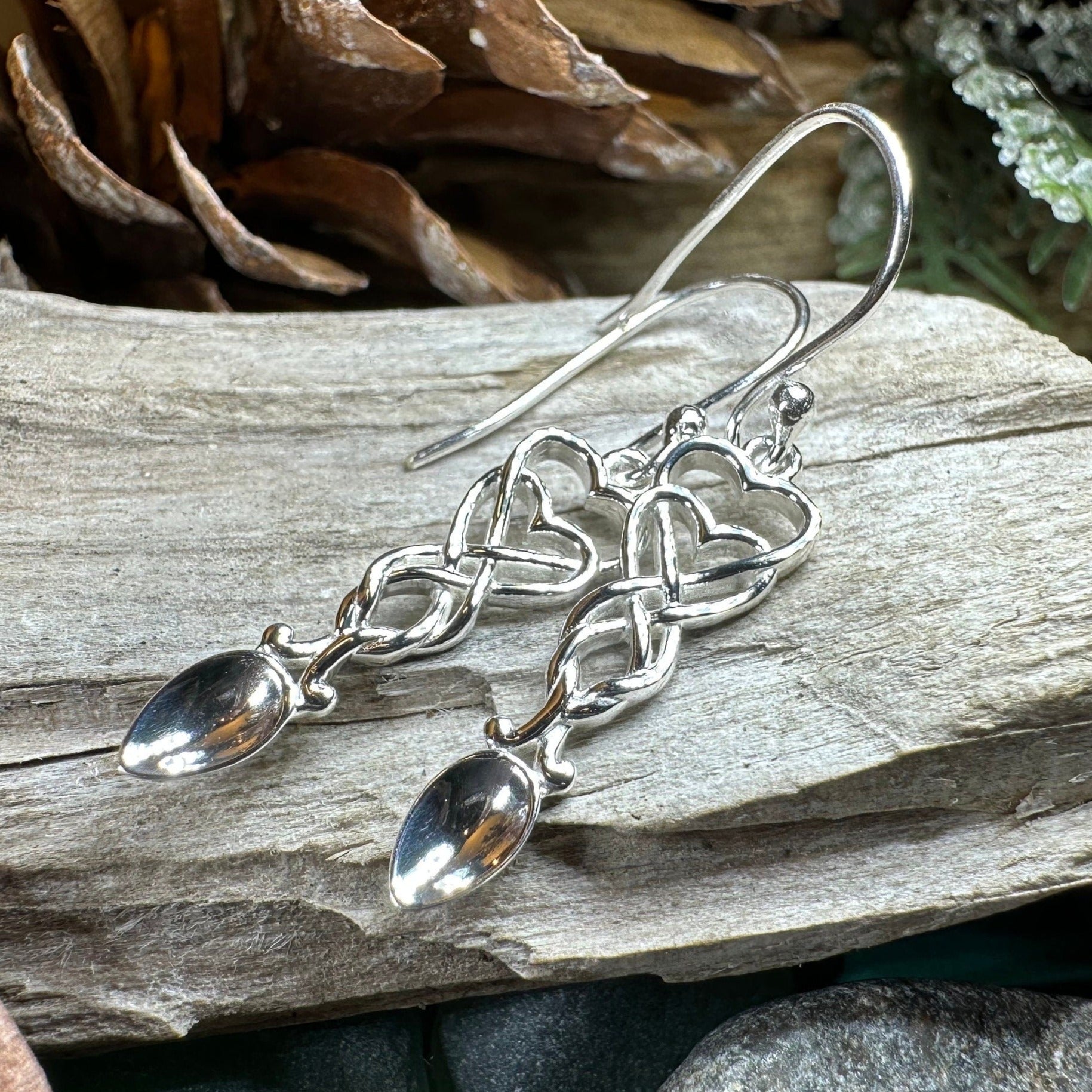 Welsh Love Spoon Earrings