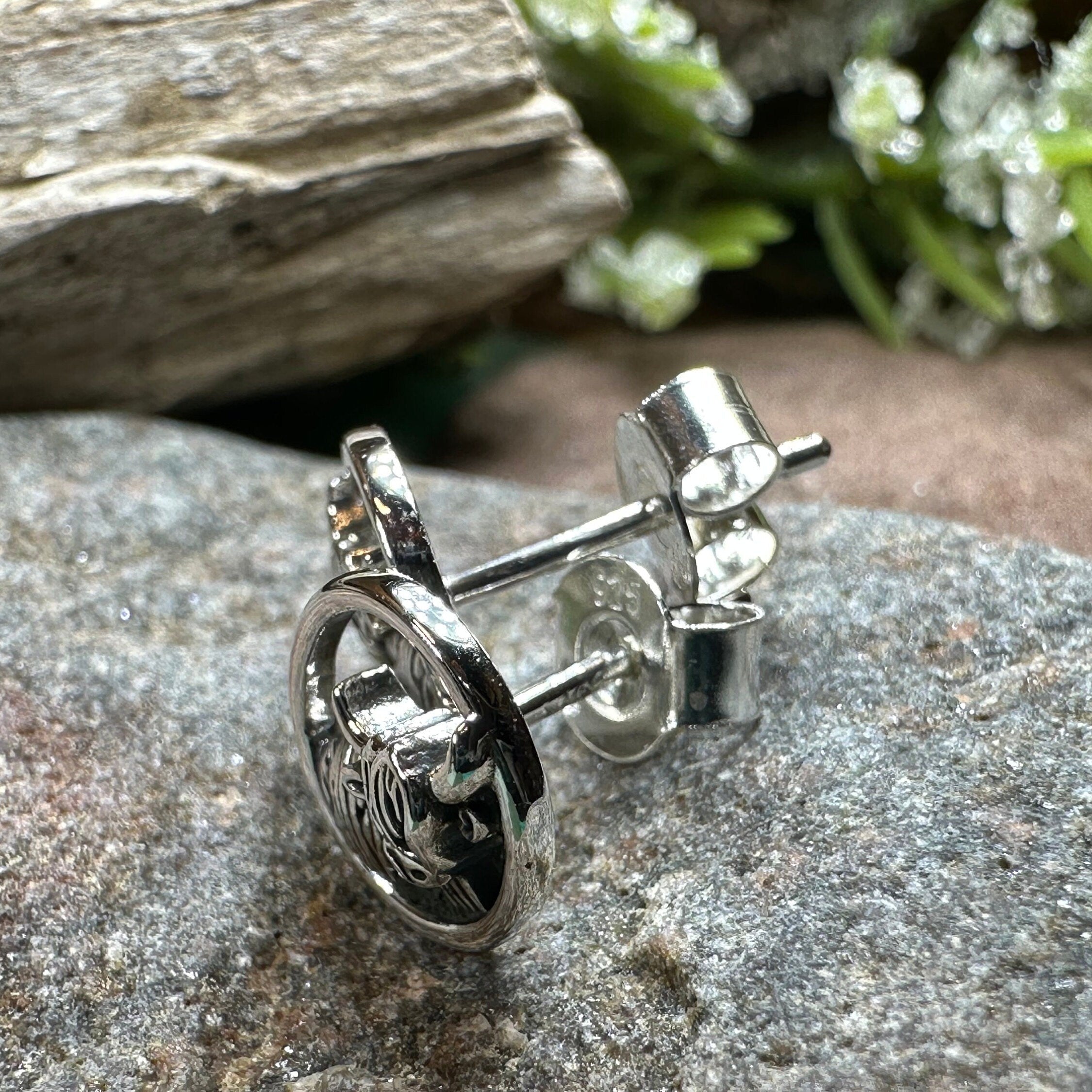 Scruffy Coo Highland Cow Post Earrings