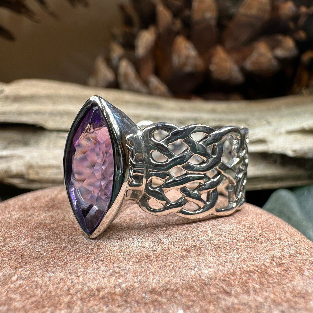Nyvina Celtic Knot Amethyst Ring