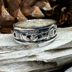 Celtic Claddagh Band Ring
