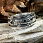 Celtic Claddagh Band Ring