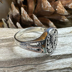 Heatherglen Thistle Signet Ring