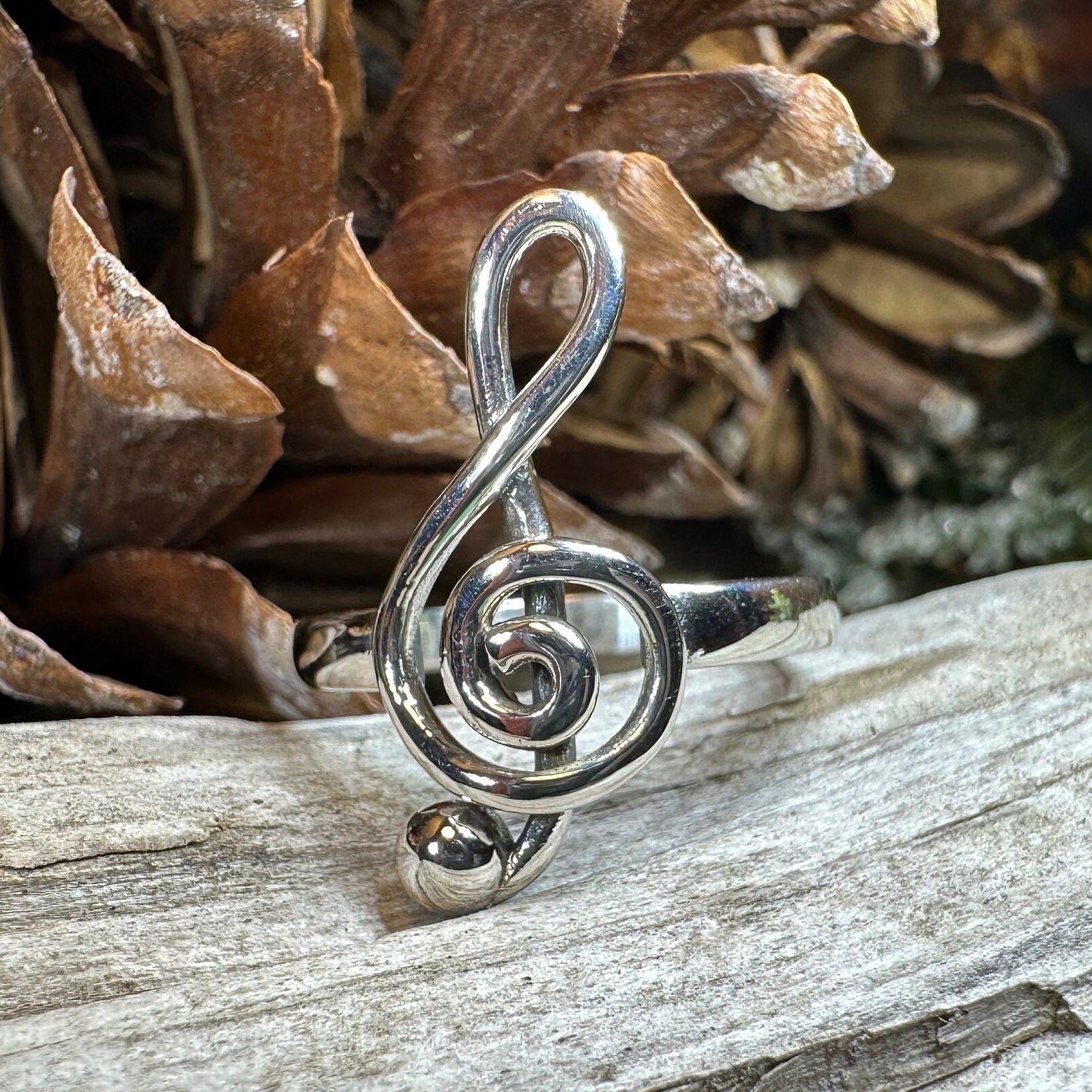 Bach Music Note Ring