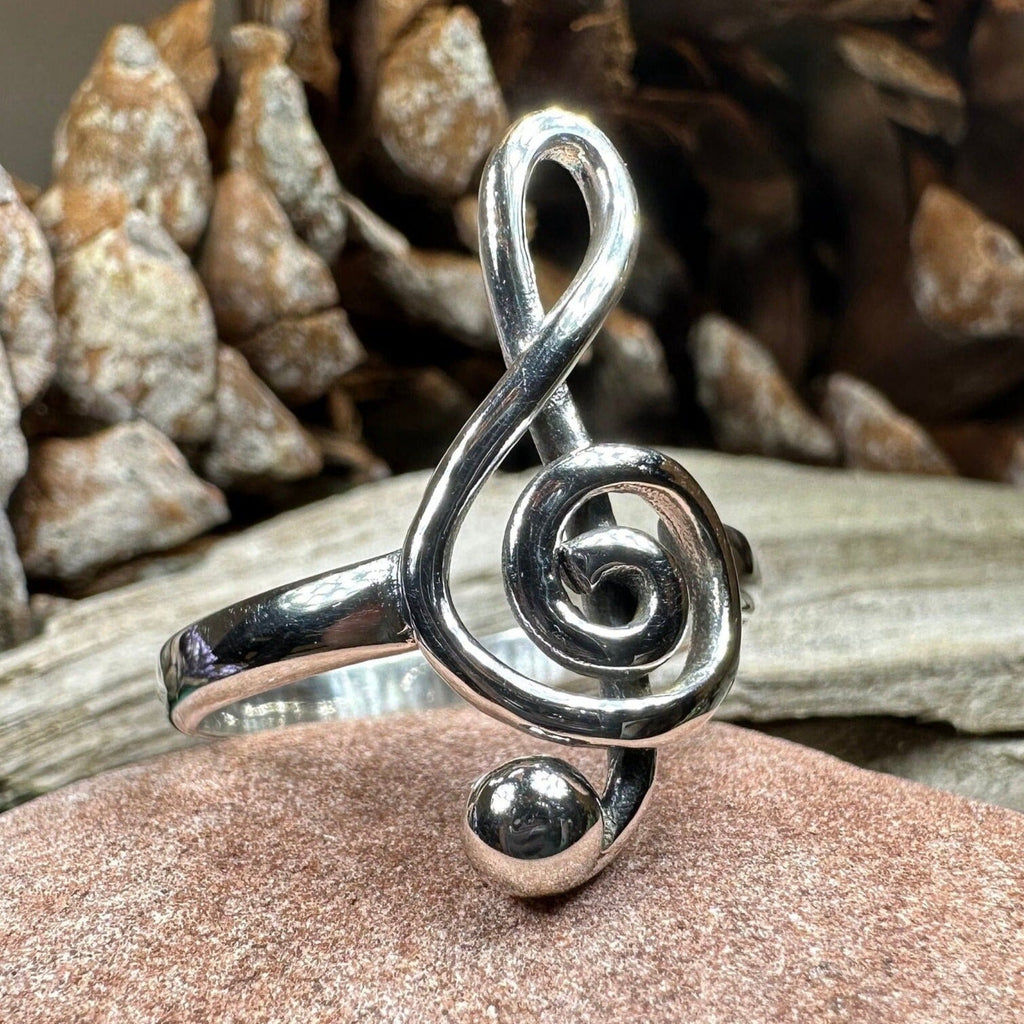 Bach Music Note Ring