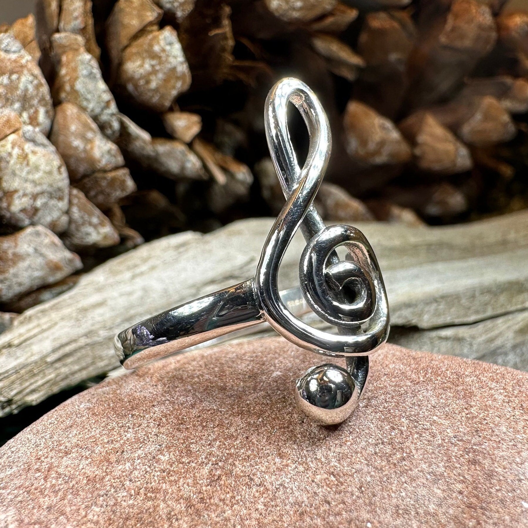 Bach Music Note Ring