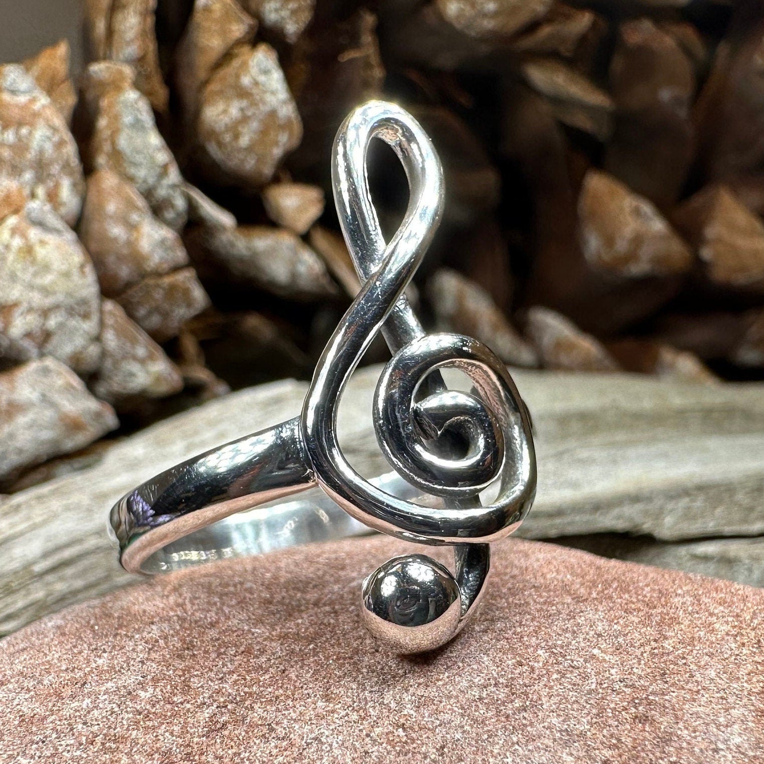 Bach Music Note Ring