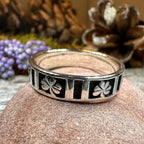 Shamrock Band Ring