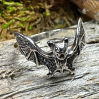 Gothic Realistic Bat Ring