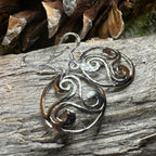 Grianan Celtic Spiral Earrings