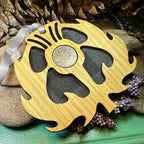 Tartan Thistle Ornament with Lucky Sixpence