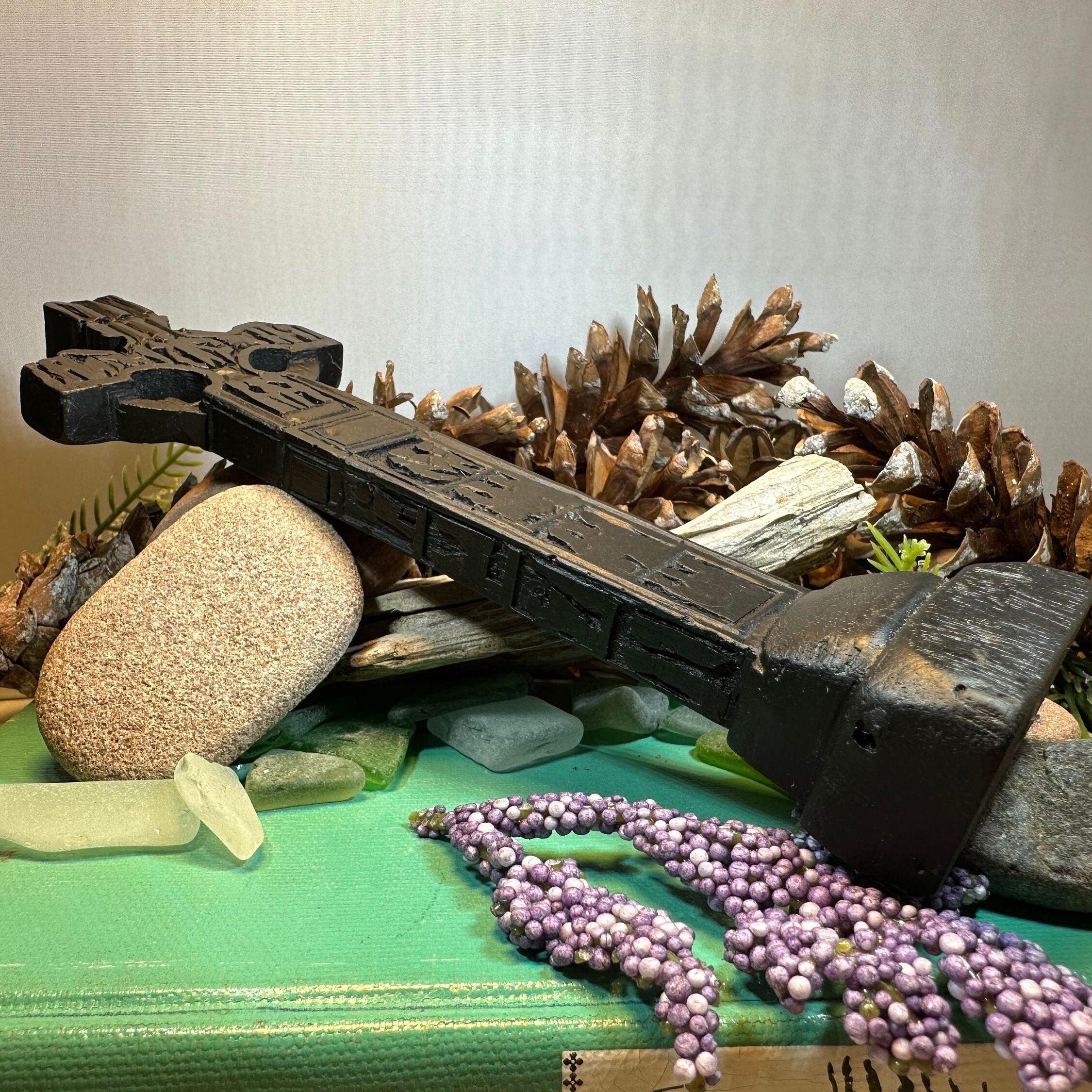 Ardboe Celtic Cross Turf Statue