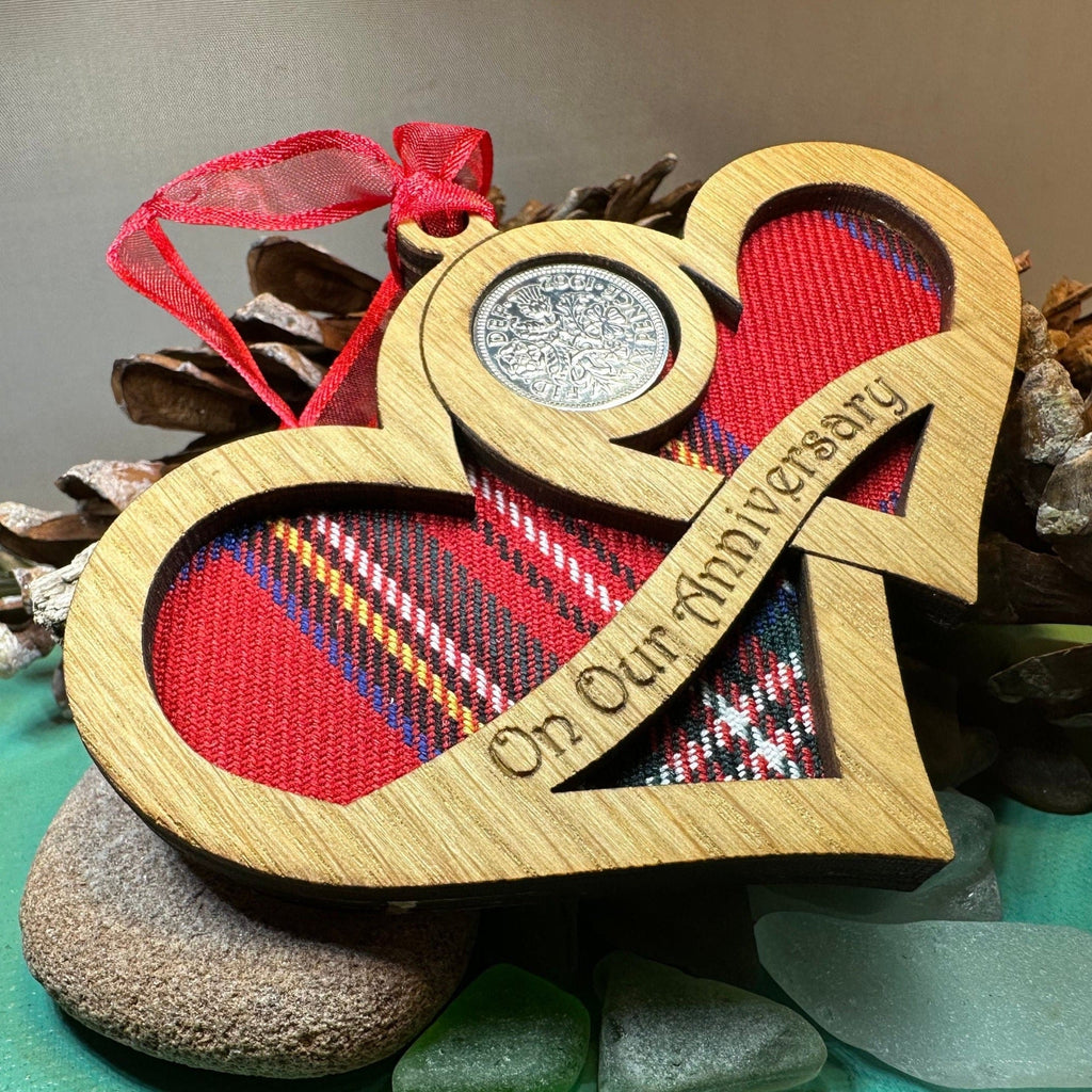 Scottish Anniversary Lucky Sixpence Gift