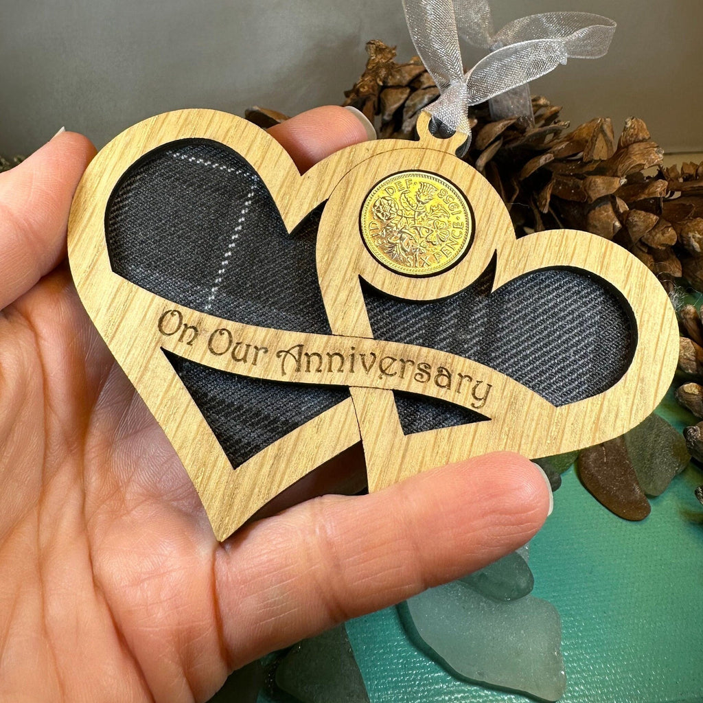 Scottish Anniversary Lucky Sixpence Gift