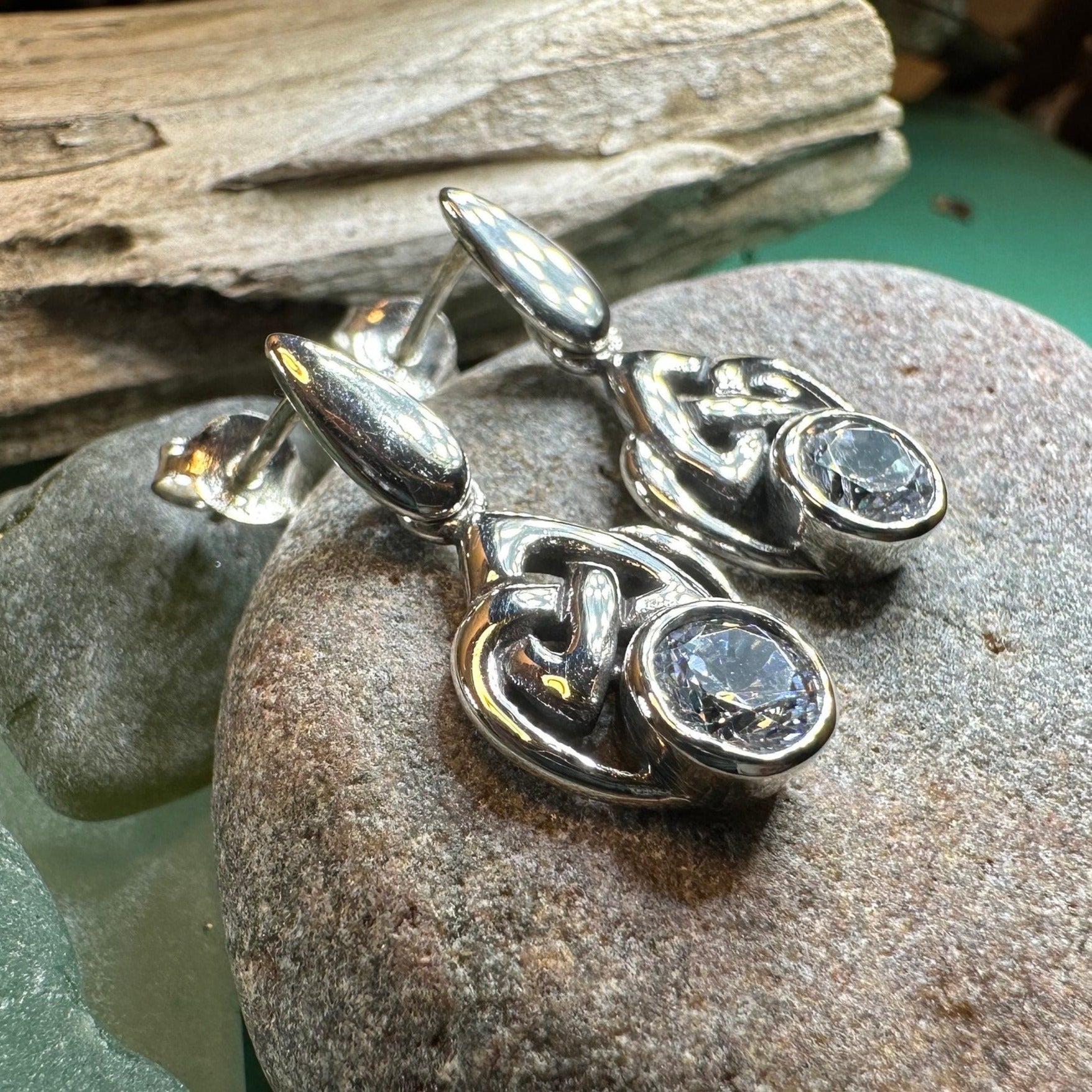 Kellei Celtic Knot Post Earrings