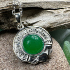 Friendship, Loyalty and Love Claddagh Necklace