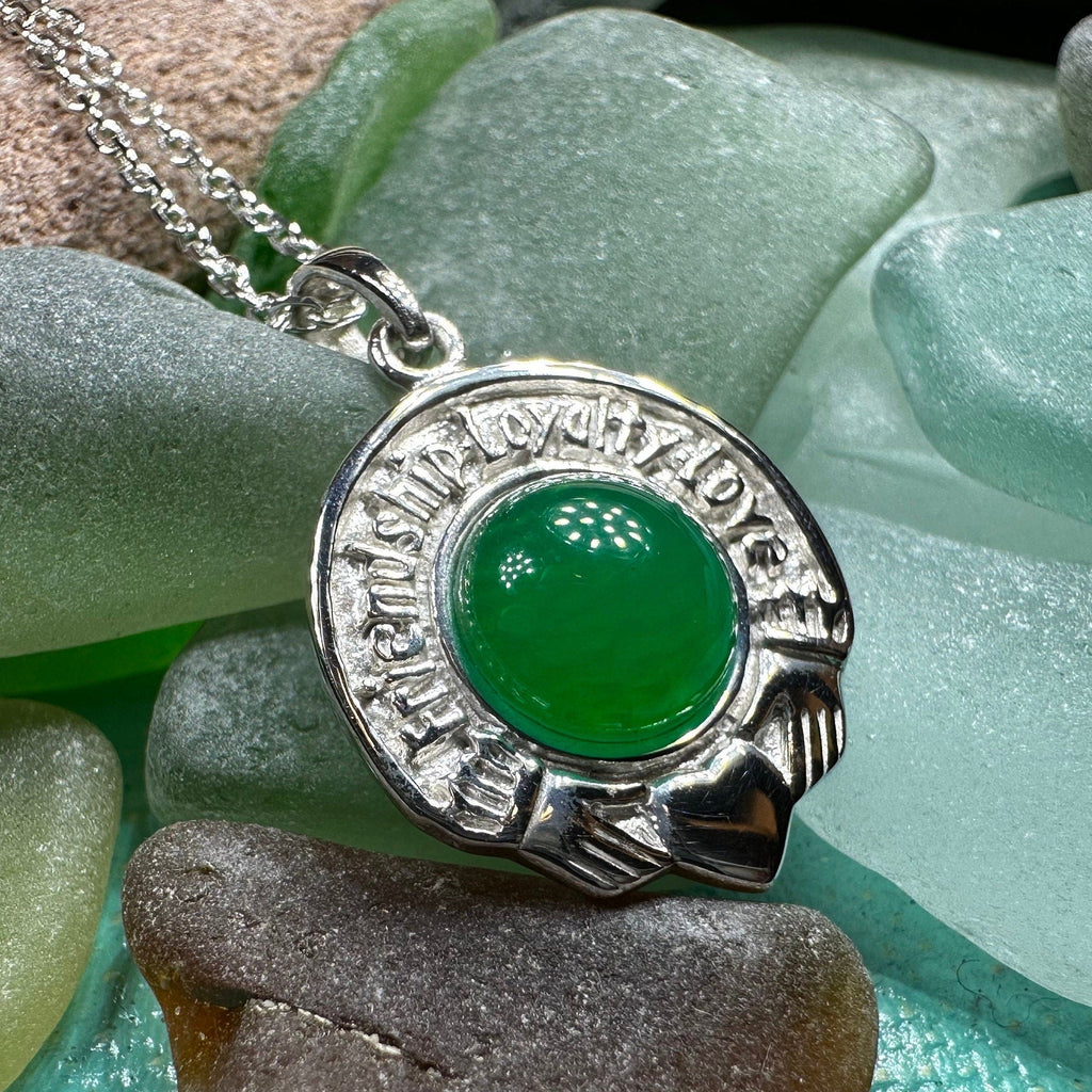 Friendship, Loyalty and Love Claddagh Necklace