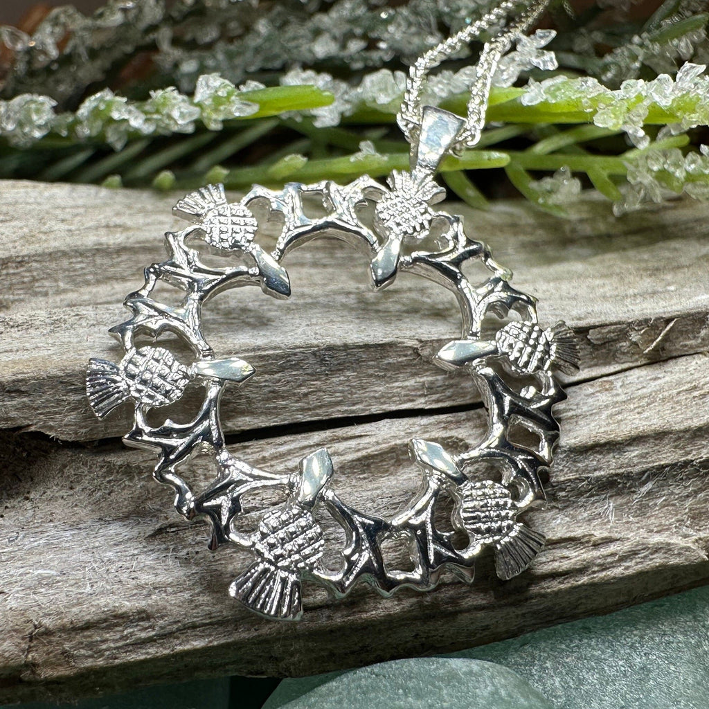Thistle Wreath Necklace
