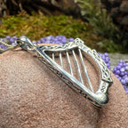 Torlogh Celtic Harp Necklace