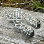 Celtic Heart Irish Dance Shoes Necklace