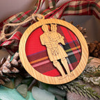 Tartan Bagpiper Ornament