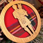Tartan Bagpiper Ornament
