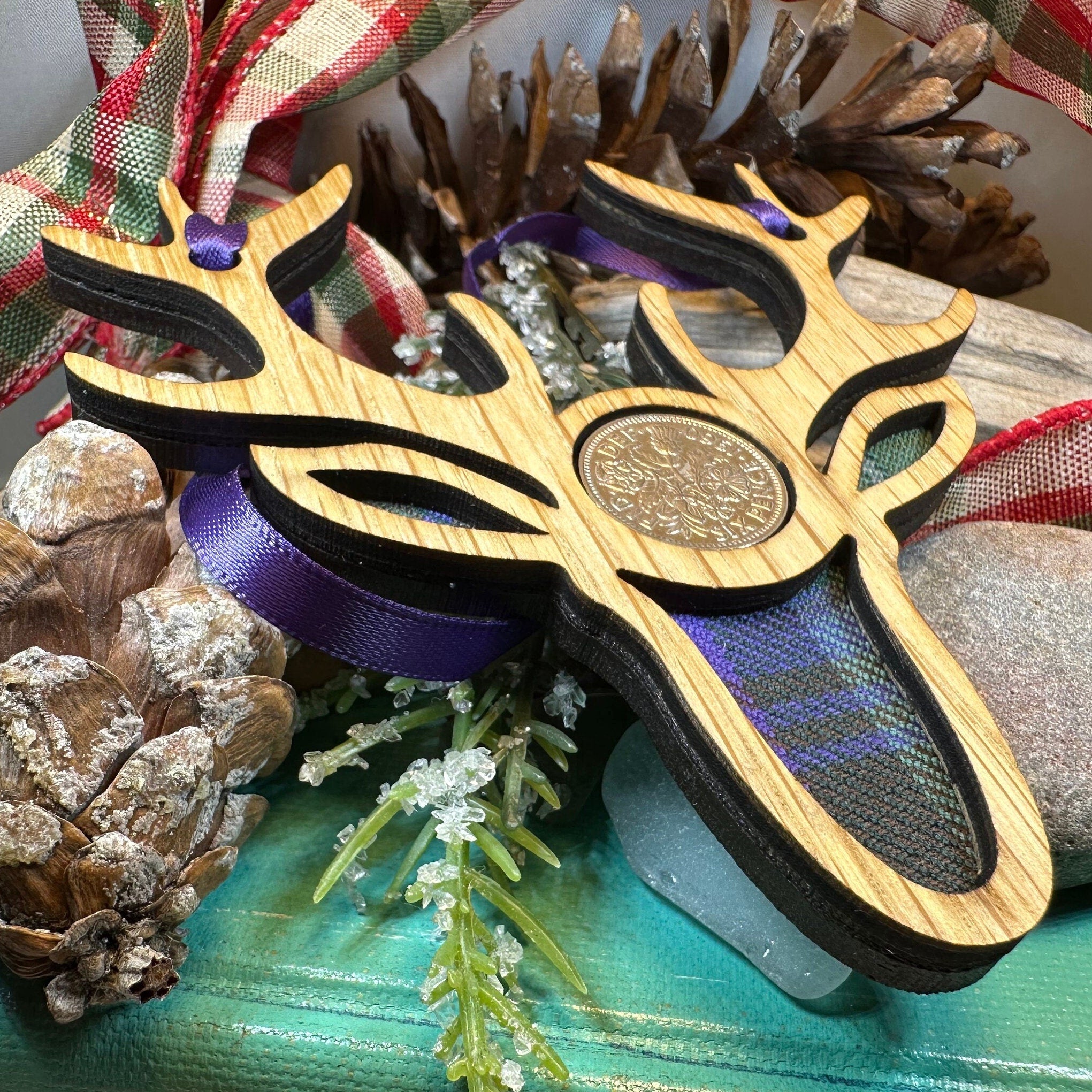 Scotland Stag Ornament