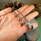 Thistle Crystal Kilt Pin