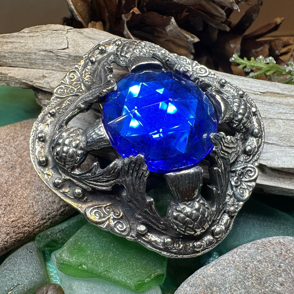 Royal Scottish Thistle Brooch