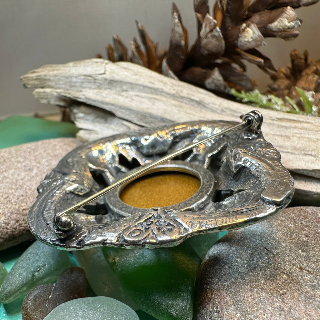 Royal Scottish Thistle Brooch