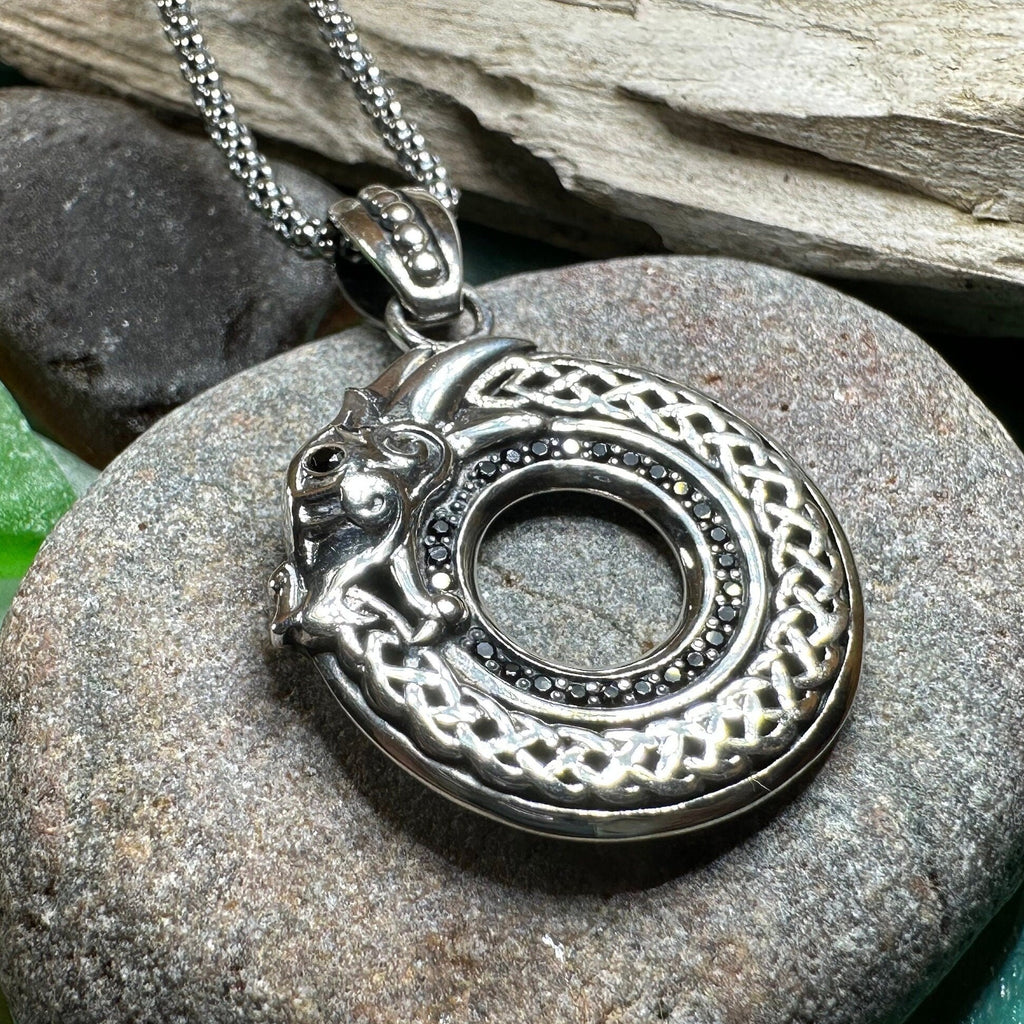 Keith Jack Celtic Dragon Necklace