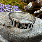 Shamrock Band Ring