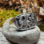 Welsh Dragon Statement Ring