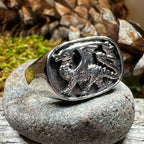 Welsh Dragon Statement Ring