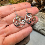 Grianan Celtic Spiral Earrings