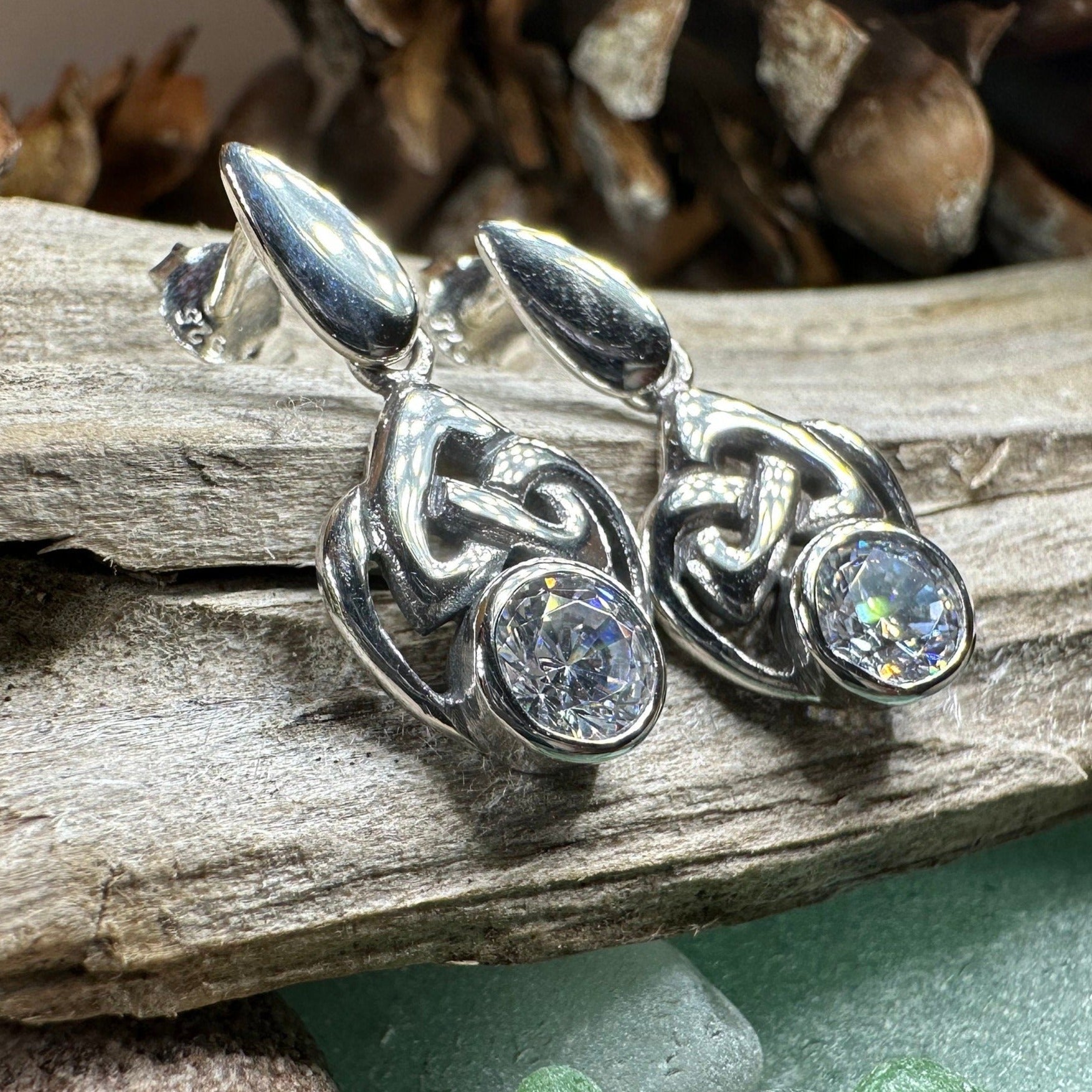 Kellei Celtic Knot Post Earrings