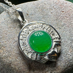 Friendship, Loyalty and Love Claddagh Necklace