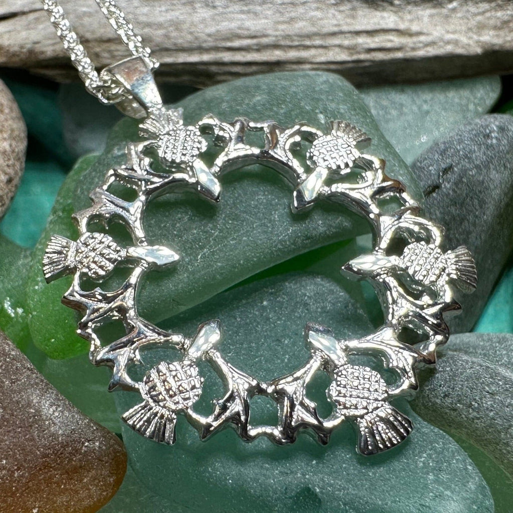 Thistle Wreath Necklace