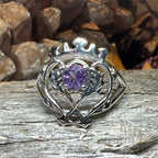 Dedication Luckenbooth Amethyst Ring
