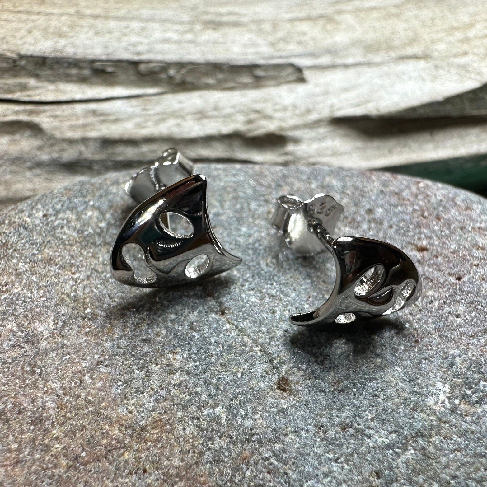 Theater Mask Stud Earrings