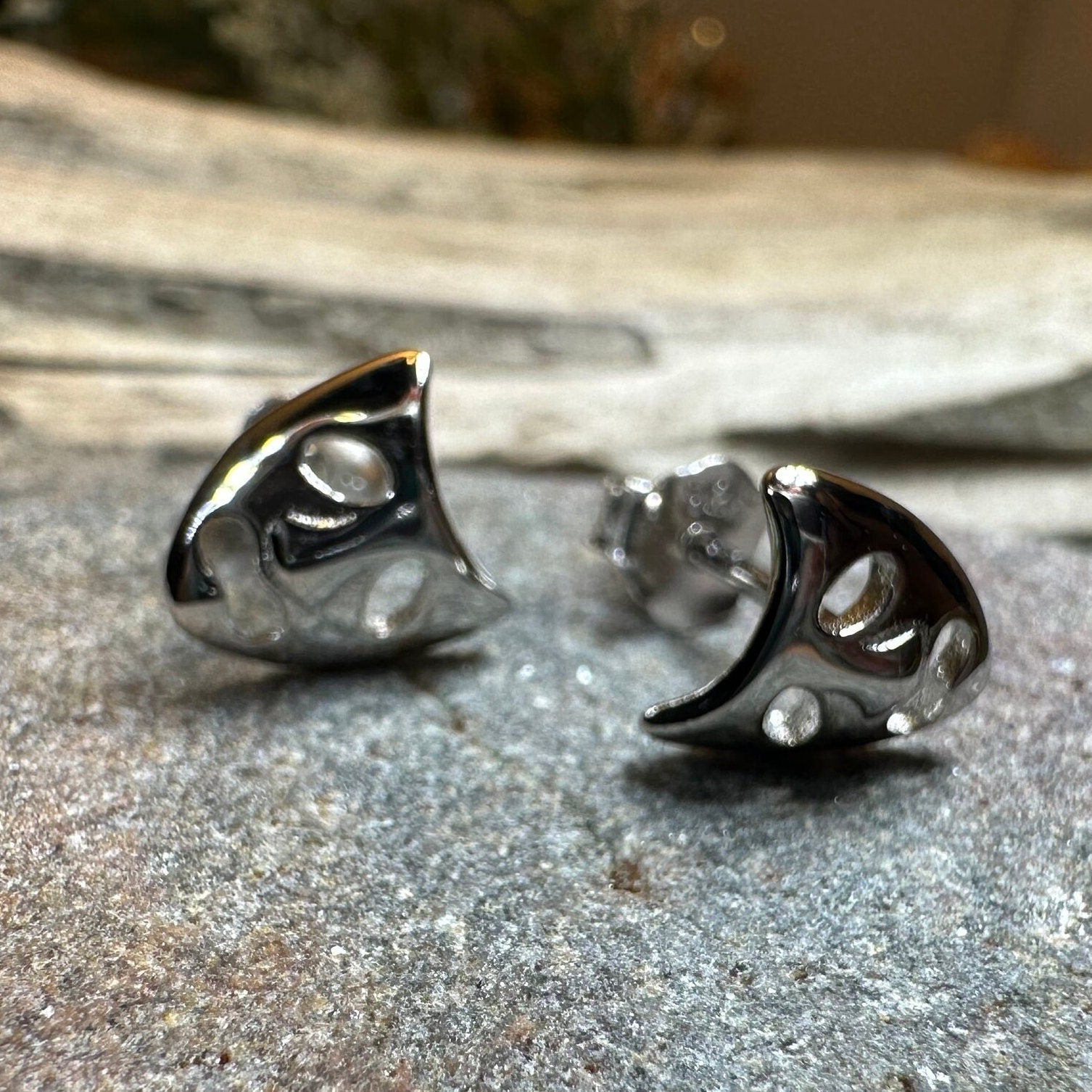 Theater Mask Stud Earrings