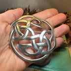 Pewter Lugh's Knot Celtic Brooch