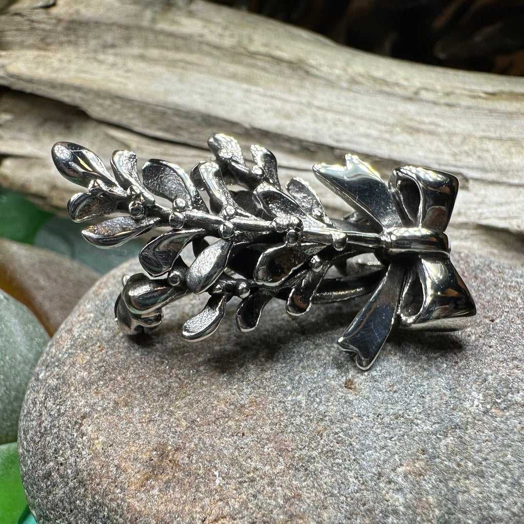 Ancient Celtic Mistletoe Brooch & Pendant