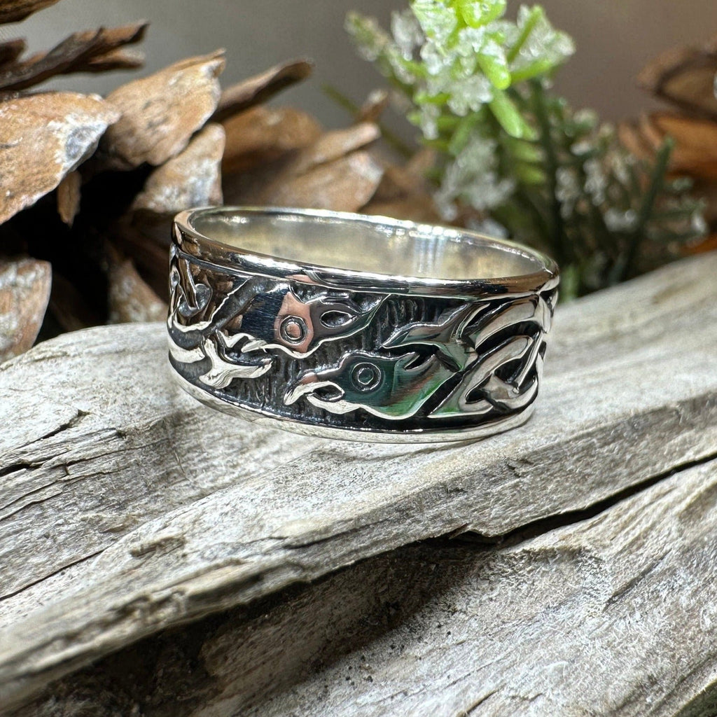Terrwyn Celtic Raven Ring