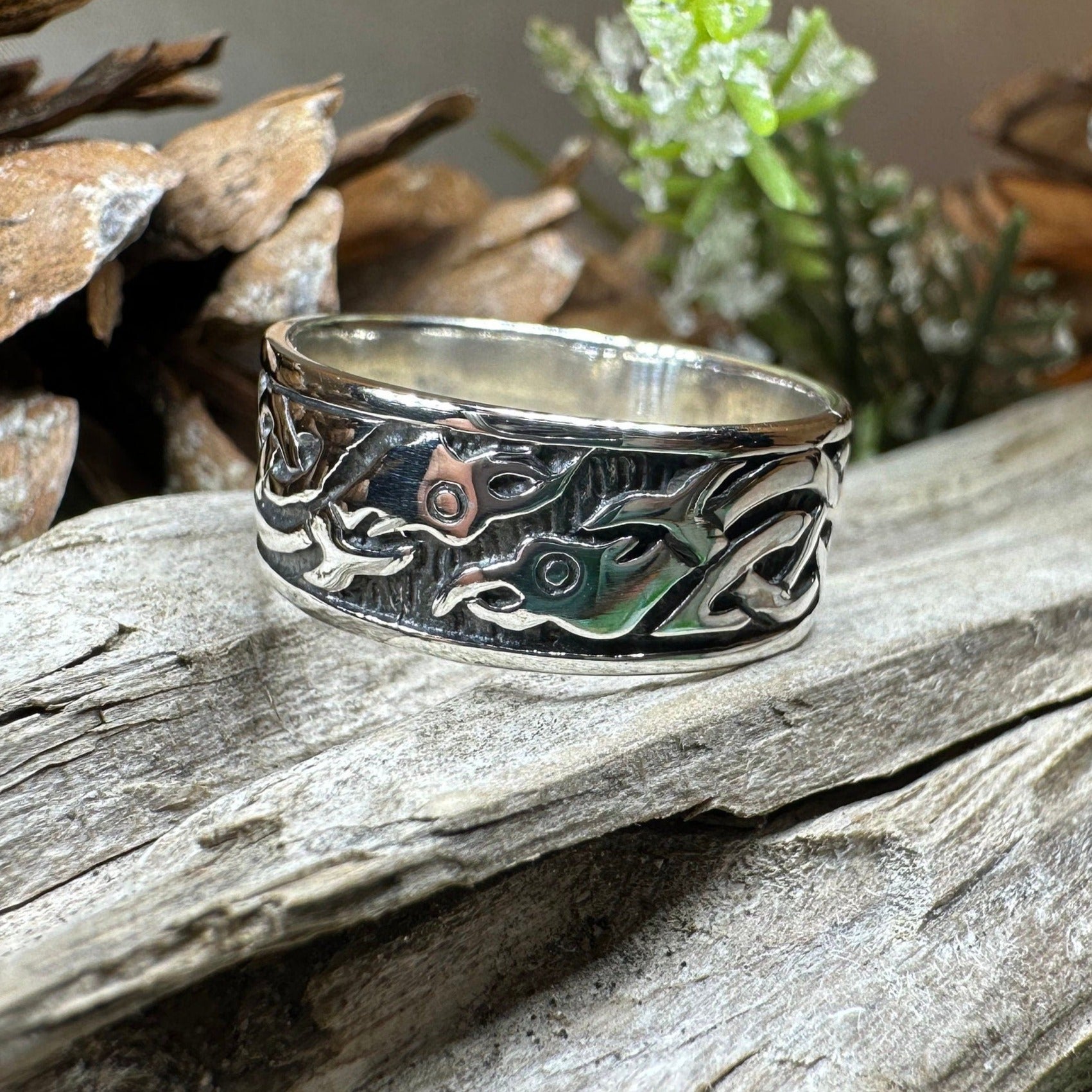 Terrwyn Celtic Raven Ring