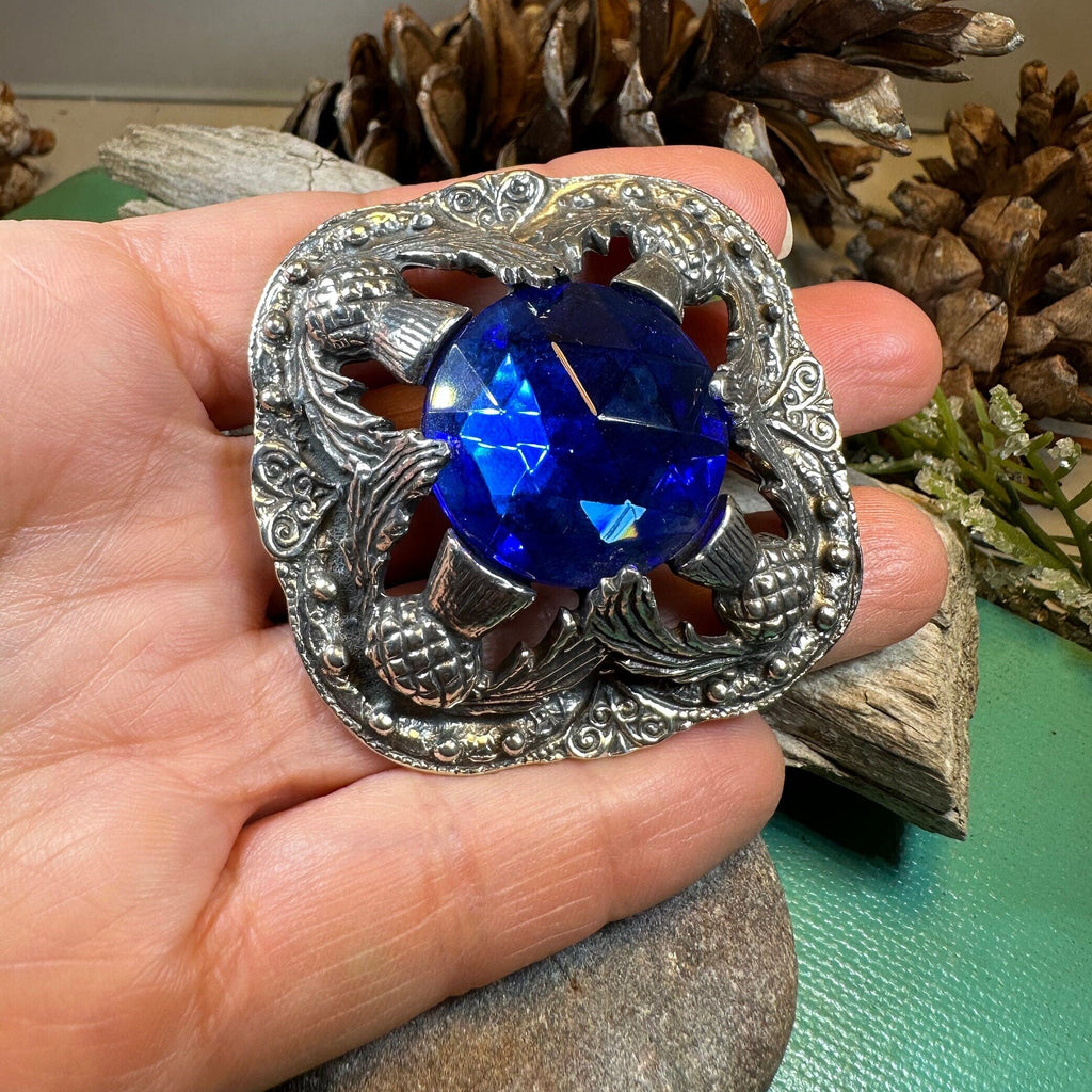 Royal Scottish Thistle Brooch