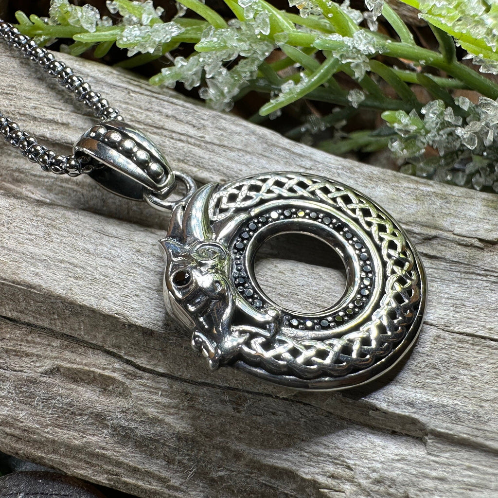 Keith Jack Celtic Dragon Necklace