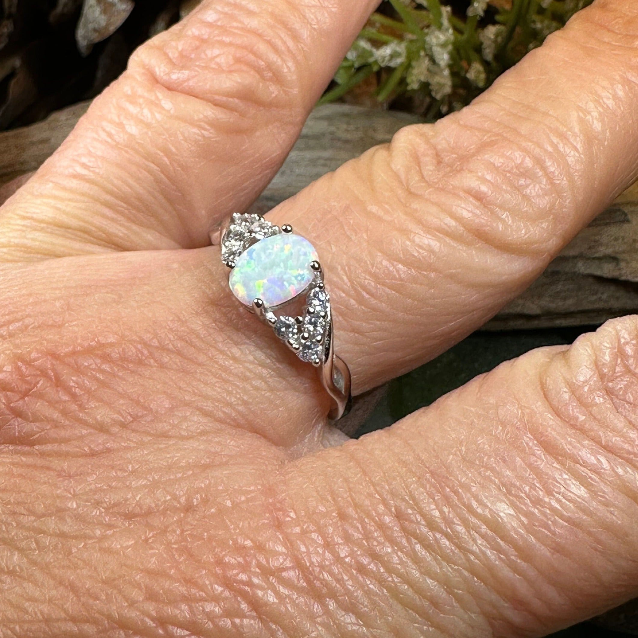 Cressida Opal Celtic Ring