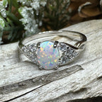 Cressida Opal Celtic Ring